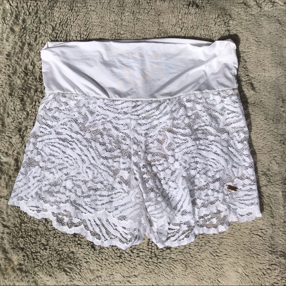 Lace Swim Cover Up Shorts | BEACH BUNNY 🐰👙